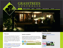 Tablet Screenshot of grasstrees.com.au